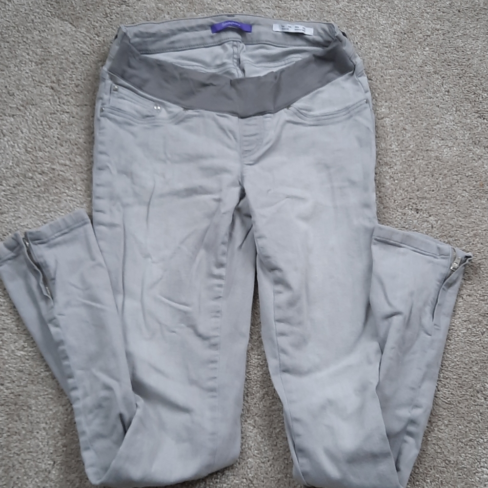 Seraphine Maternity Light Gray Jeans